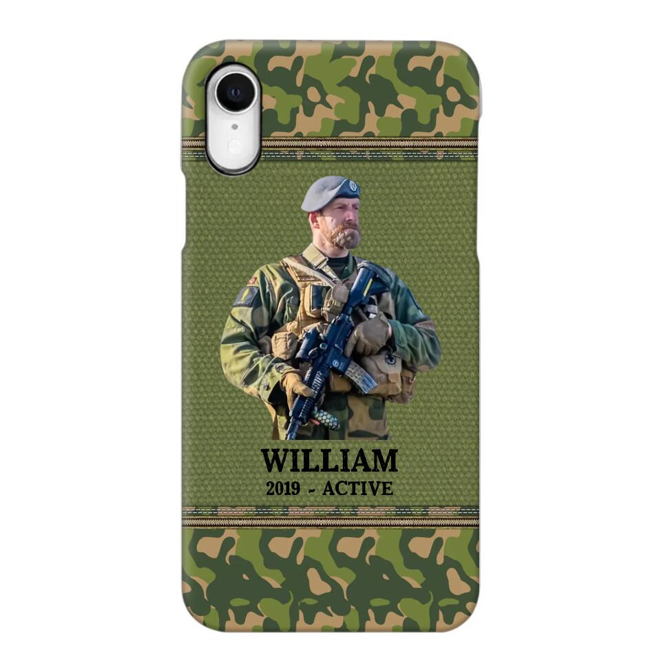 Personalized Upload Photo Norwegian Veteran/Soldier Phonecase Printed 23FEB-HQ28