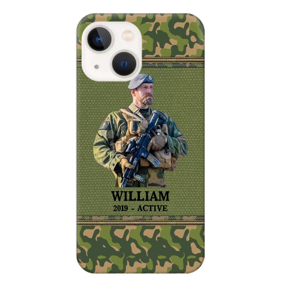 Personalized Upload Photo Norwegian Veteran/Soldier Phonecase Printed 23FEB-HQ28