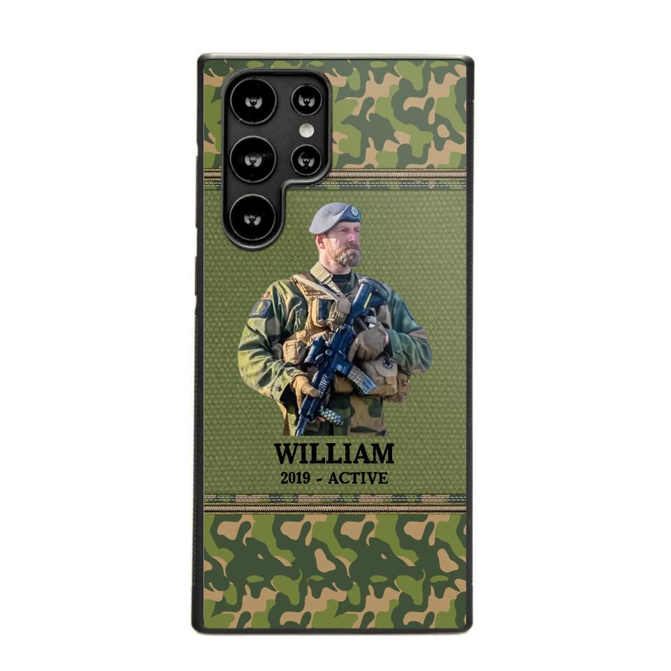 Personalized Upload Photo Norwegian Veteran/Soldier Phonecase Printed 23FEB-HQ28