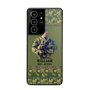 Personalized Upload Photo Norwegian Veteran/Soldier Phonecase Printed 23FEB-HQ28