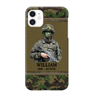 Personalized Upload Photo Swiss Veteran/Soldier Phonecase Printed 23FEB-HQ28