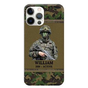 Personalized Upload Photo Swiss Veteran/Soldier Phonecase Printed 23FEB-HQ28