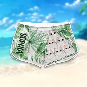 PERSONALIZED Cat Lover Tropical Beach Short QTHQ0103