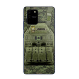 Personalized Canadian Veteran/Soldier Uniform Rank Camo Phonecase Printed 23MAR-DT01