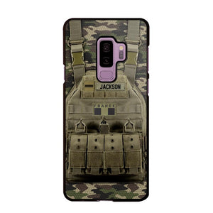 Personalized French Veteran/Soldier Uniform Rank Camo Phonecase Printed 23MAR-DT01