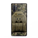 Personalized French Veteran/Soldier Uniform Rank Camo Phonecase Printed 23MAR-DT01