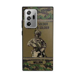 Personalized Swiss Soldier Once A Soldier Always A Soldier Camo Phonecase Printed 23MAR-DT07