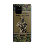 Personalized Swiss Soldier Once A Soldier Always A Soldier Camo Phonecase Printed 23MAR-DT07