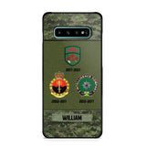 Personalized Canadian Soldier/ Veteran Logo Camo Phonecase Printed 23MAR-DT08