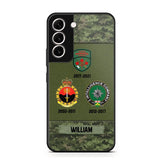 Personalized Canadian Soldier/ Veteran Logo Camo Phonecase Printed 23MAR-DT08