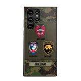 Personalized Swiss Soldier/ Veteran Logo Camo Phonecase Printed 23MAR-DT08