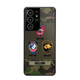 Personalized Swiss Soldier/ Veteran Logo Camo Phonecase Printed 23MAR-DT08