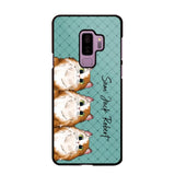 Personalized Cat Lovers With Colorful Background Phonecase Printed 23MAR-HQ10