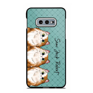 Personalized Cat Lovers With Colorful Background Phonecase Printed 23MAR-HQ10