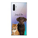 Personalized Upload Your Dog Cat Photo Dog Cat Lovers Silicon Phonecase 23MAR-HQ10