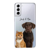 Personalized Upload Your Dog Cat Photo Dog Cat Lovers Silicon Phonecase 23MAR-HQ10