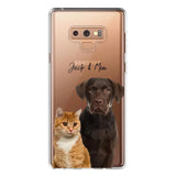 Personalized Upload Your Dog Cat Photo Dog Cat Lovers Silicon Phonecase 23MAR-HQ10