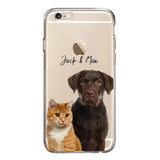 Personalized Upload Your Dog Cat Photo Dog Cat Lovers Silicon Phonecase 23MAR-HQ10