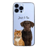 Personalized Upload Your Dog Cat Photo Dog Cat Lovers Silicon Phonecase 23MAR-HQ10