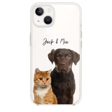 Personalized Upload Your Dog Cat Photo Dog Cat Lovers Silicon Phonecase 23MAR-HQ10