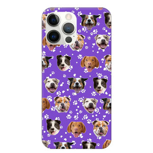 Personalized Upload Your Dog Photo Head Dog Lovers Phonecase Printed QTHQ1303