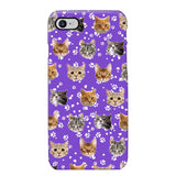 Personalized Upload Your Cat Photo Head Cat Lovers Phonecase Printed QTHQ1303