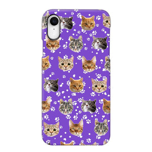 Personalized Upload Your Cat Photo Head Cat Lovers Phonecase Printed QTHQ1303