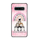 Personalized Life Is Better With Cats Cat Lovers Phonecase Printed PNHQ1403