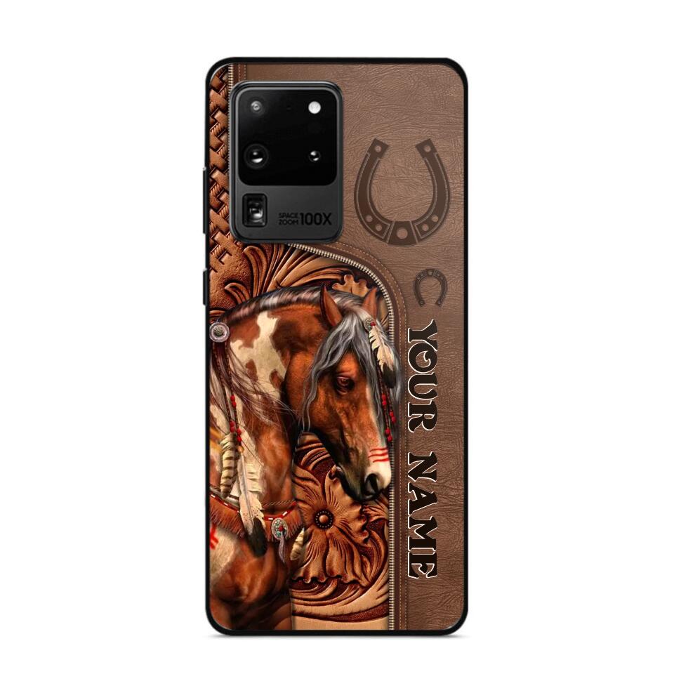 Personalized Horse Lovers Phonecase Printed 23MAR-DT15