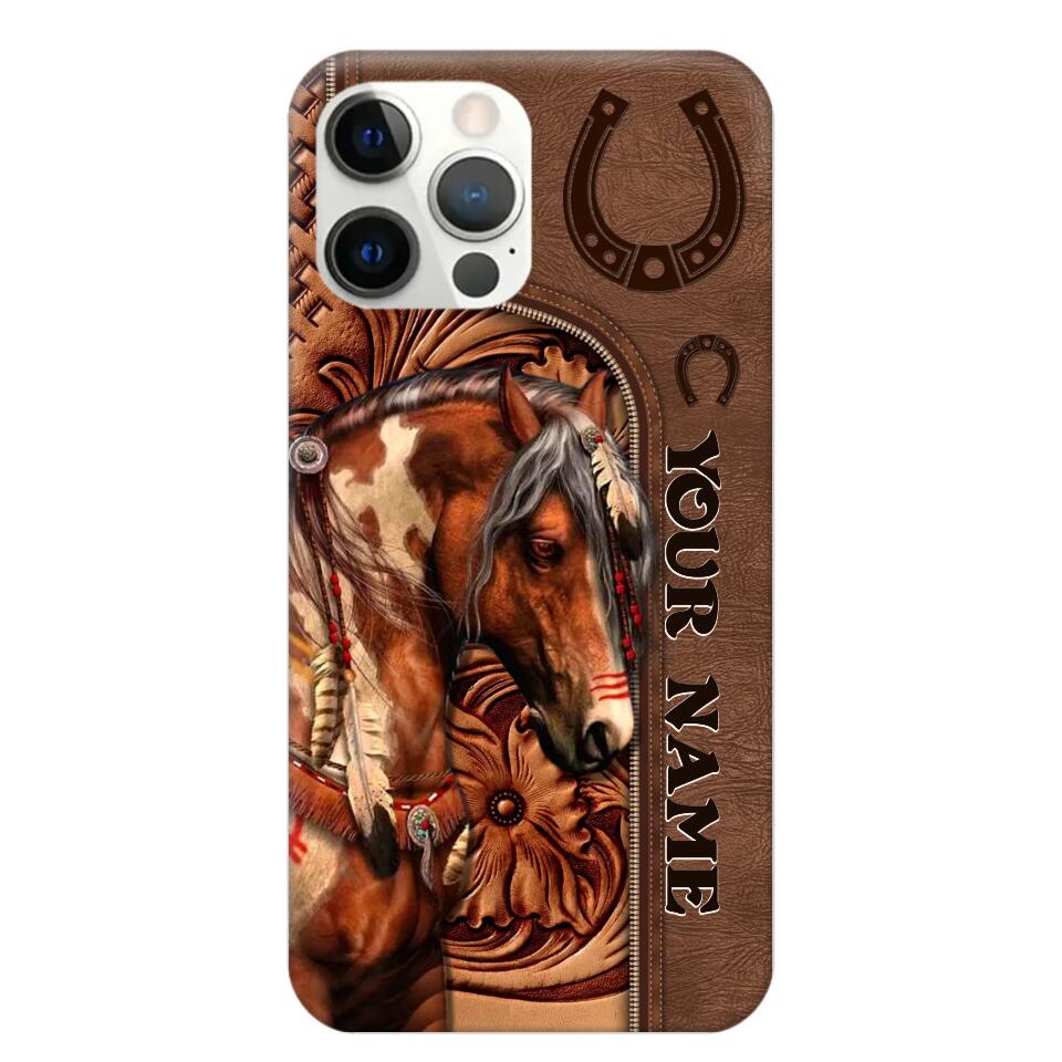 Personalized Horse Lovers Phonecase Printed 23MAR-DT15