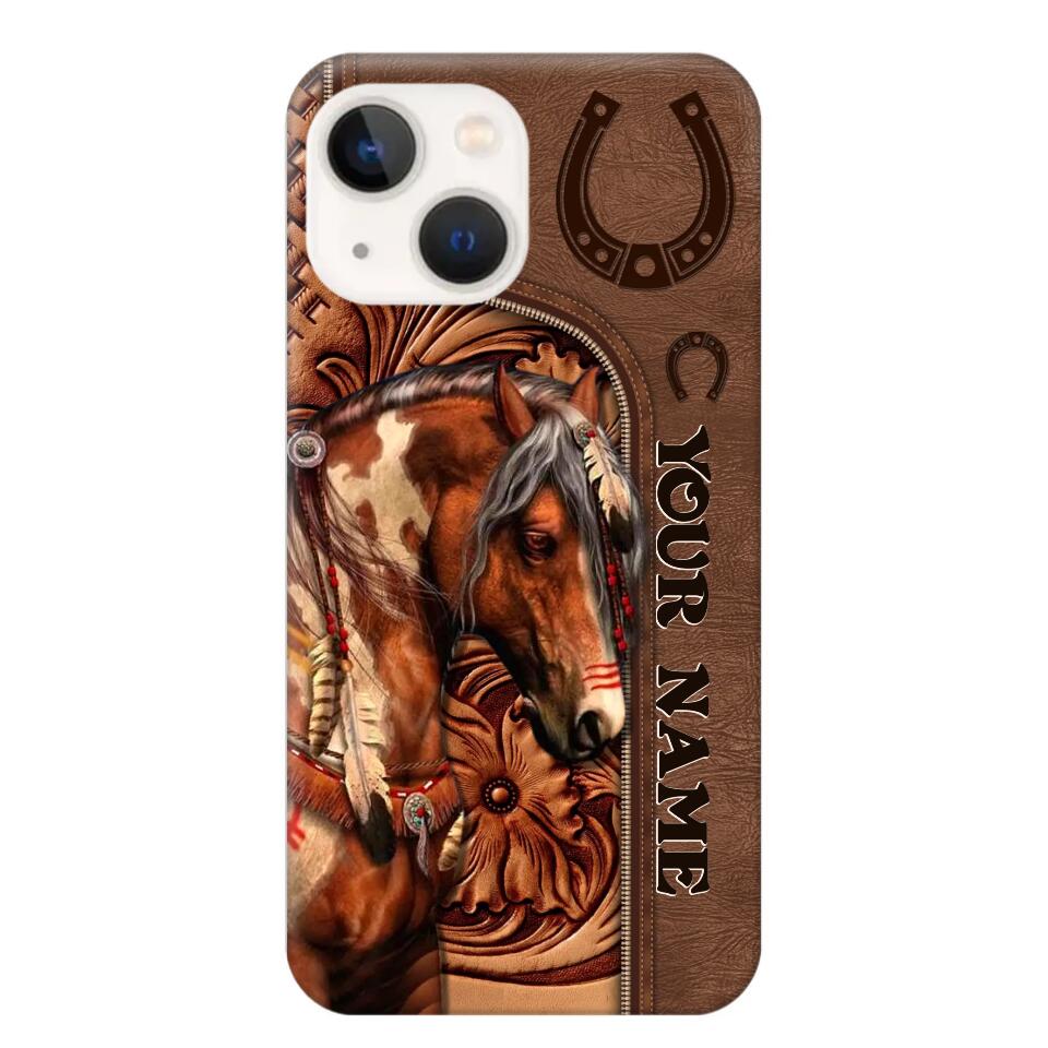 Personalized Horse Lovers Phonecase Printed 23MAR-DT15