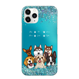 Personalized Dogs & Name Dog Lovers Gift Phonecase Printed 23MAR-DT17