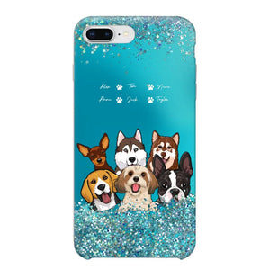 Personalized Dogs & Name Dog Lovers Gift Phonecase Printed 23MAR-DT17