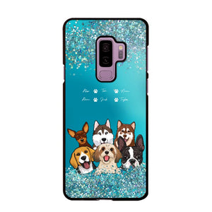 Personalized Dogs & Name Dog Lovers Gift Phonecase Printed 23MAR-DT17