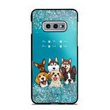 Personalized Dogs & Name Dog Lovers Gift Phonecase Printed 23MAR-DT17