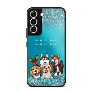 Personalized Dogs & Name Dog Lovers Gift Phonecase Printed 23MAR-DT17