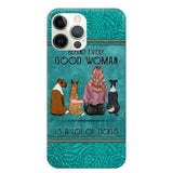 Personalized Behind Every Good Woman Is A Lot Of Dogs & Name Dog Lovers Gift Phonecase Printed 23MAR-DT18