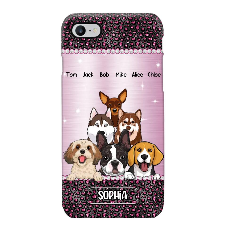 Personalized Dogs & Name Dogs Lovers Gift Phonecase Printed 23MAR-HQ20