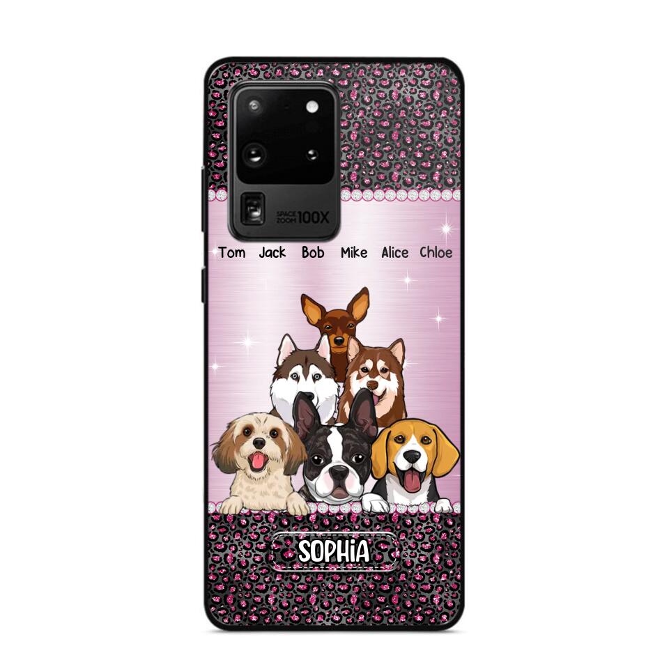 Personalized Dogs & Name Dogs Lovers Gift Phonecase Printed 23MAR-HQ20