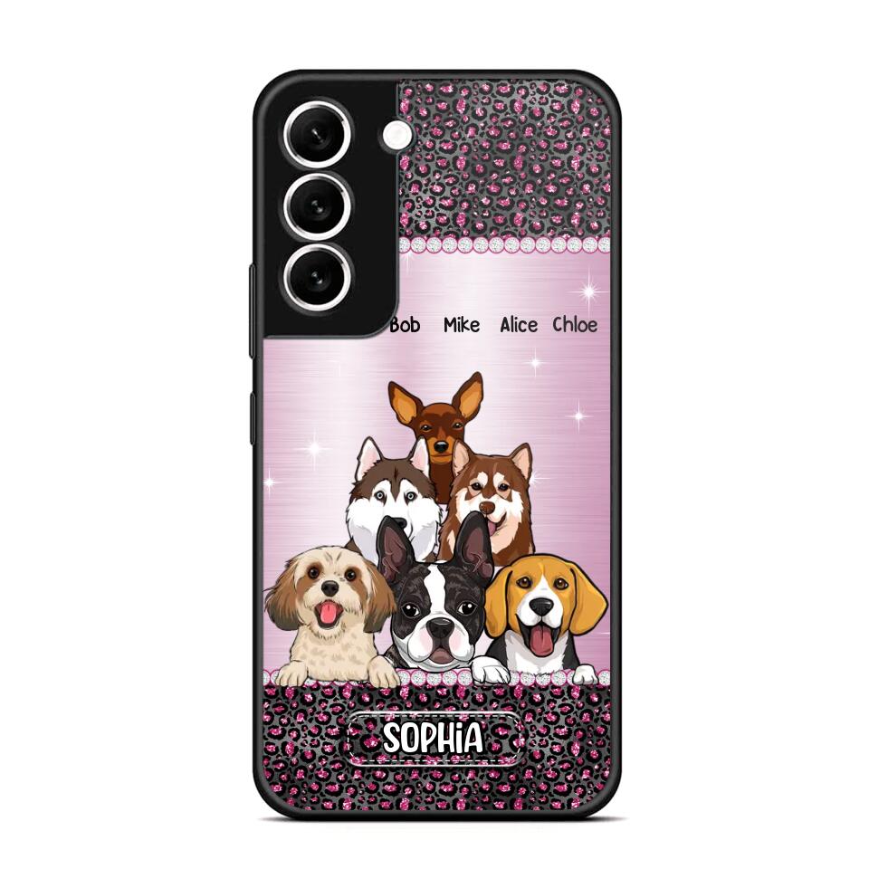 Personalized Dogs & Name Dogs Lovers Gift Phonecase Printed 23MAR-HQ20