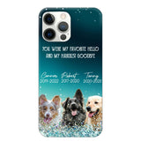 Personalized Upload Your Dog or Memorial Dog Photo You Were My Favorite  Phonecase Printed PNDT2003