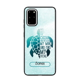 Personalized And Into The Ocean I Go To Lose My Mind And Find My Soul Turtle Phonecase Printed QTDT2003