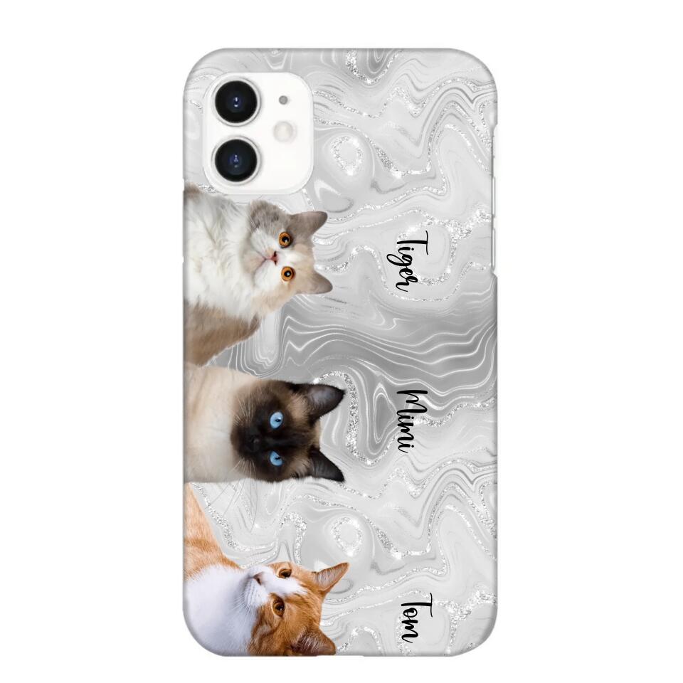 Personalized Upload Your Cat Photo & Cat Name Phonecase Printed 23MAR-DT20