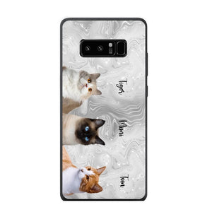 Personalized Upload Your Cat Photo & Cat Name Phonecase Printed 23MAR-DT20