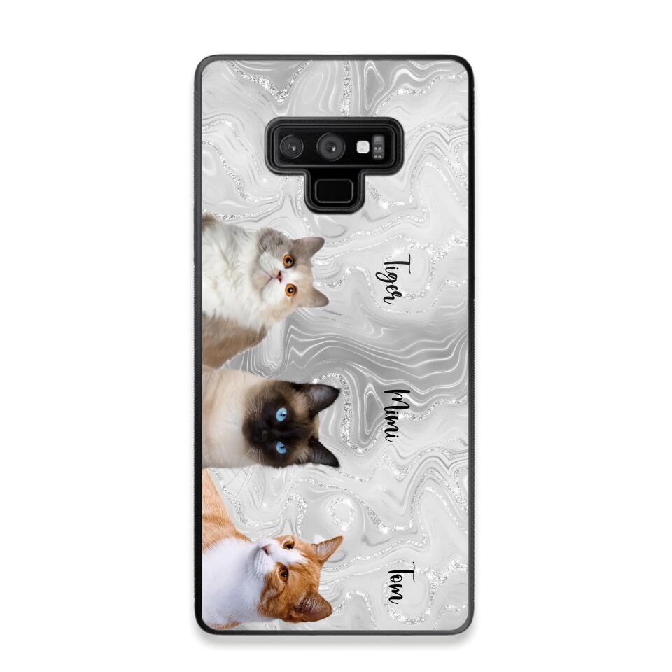 Personalized Upload Your Cat Photo & Cat Name Phonecase Printed 23MAR-DT20