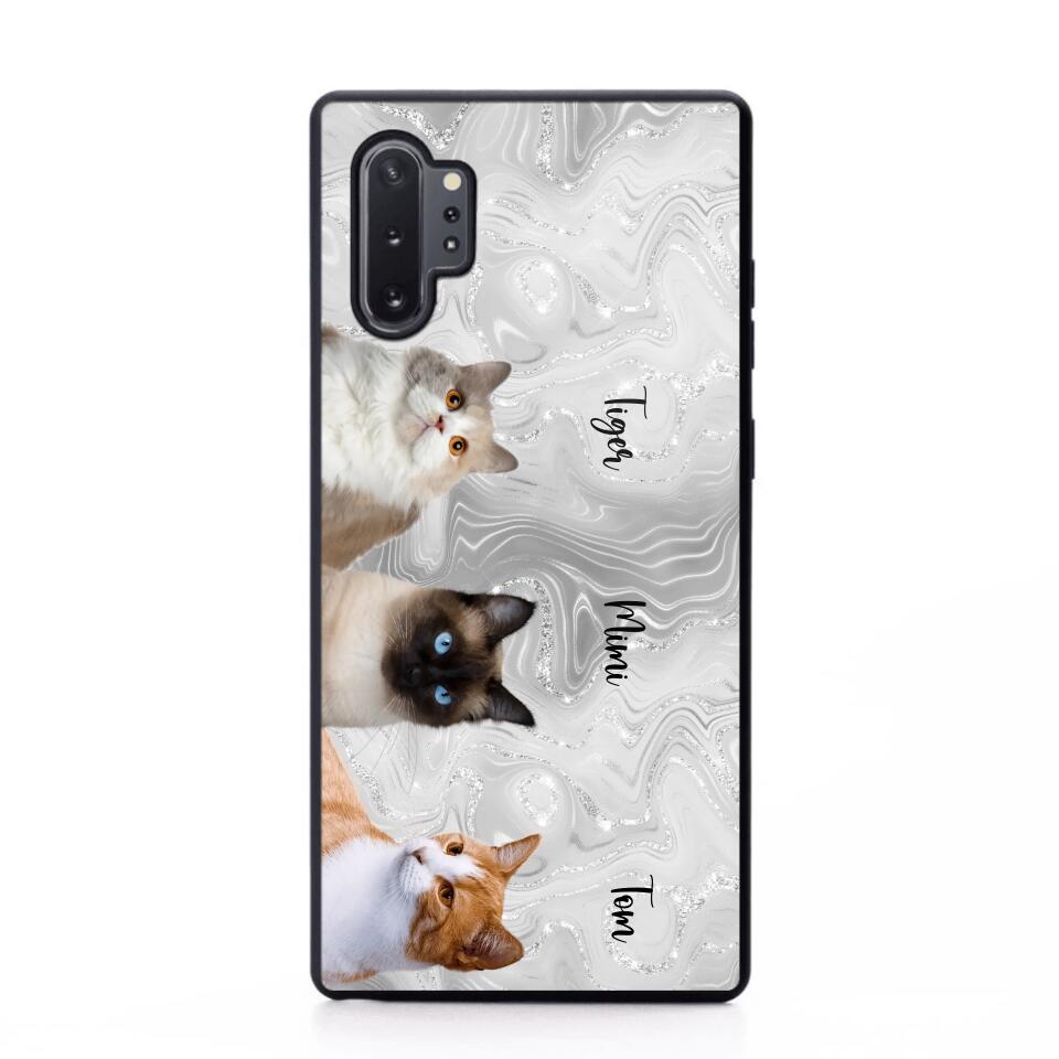 Personalized Upload Your Cat Photo & Cat Name Phonecase Printed 23MAR-DT20