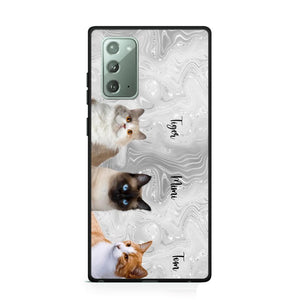 Personalized Upload Your Cat Photo & Cat Name Phonecase Printed 23MAR-DT20