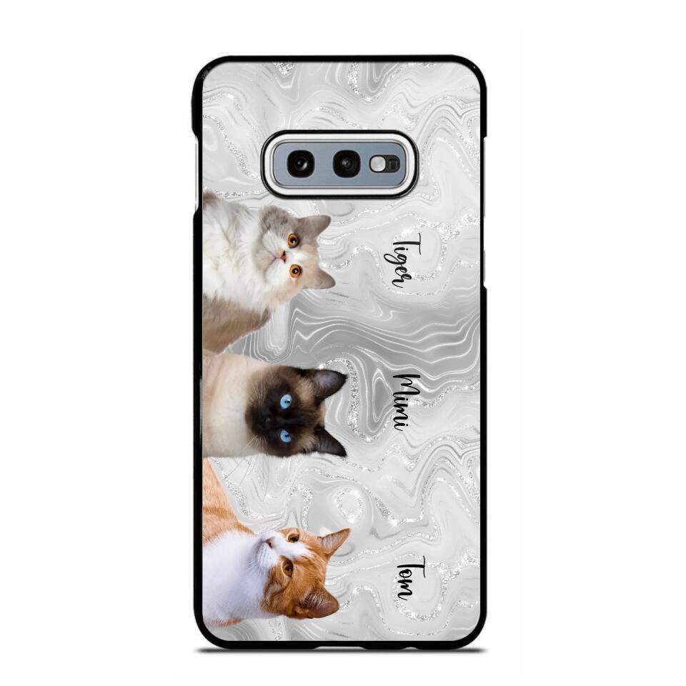 Personalized Upload Your Cat Photo & Cat Name Phonecase Printed 23MAR-DT20