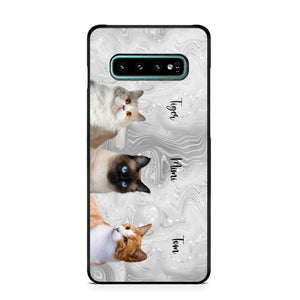 Personalized Upload Your Cat Photo & Cat Name Phonecase Printed 23MAR-DT20