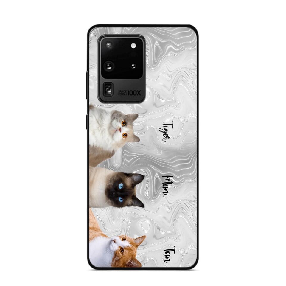 Personalized Upload Your Cat Photo & Cat Name Phonecase Printed 23MAR-DT20